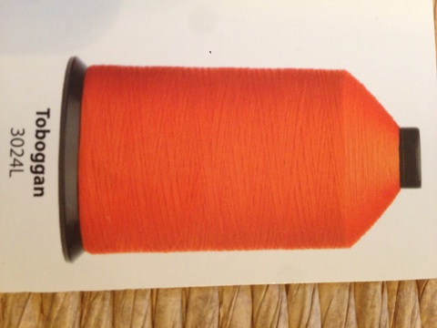 Artex #69 Nylon Bonded Upholstery Sewing Thread-Orange